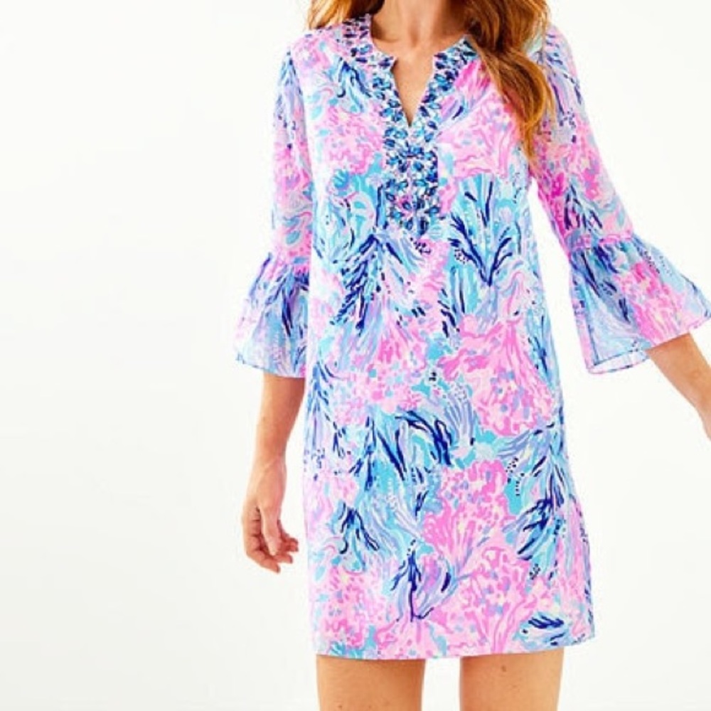 NWT Lilly Pulitzer Elenora Silk Dress XS